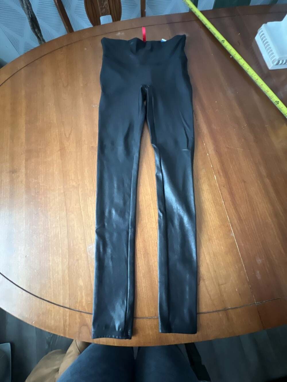 Spanx Faux Leather Leggings in Black